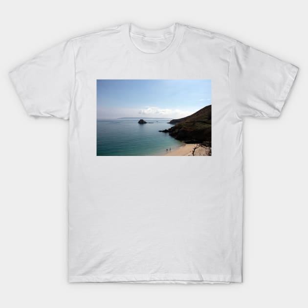 The coast of Herm, Channel Islands T-Shirt by HazelWright